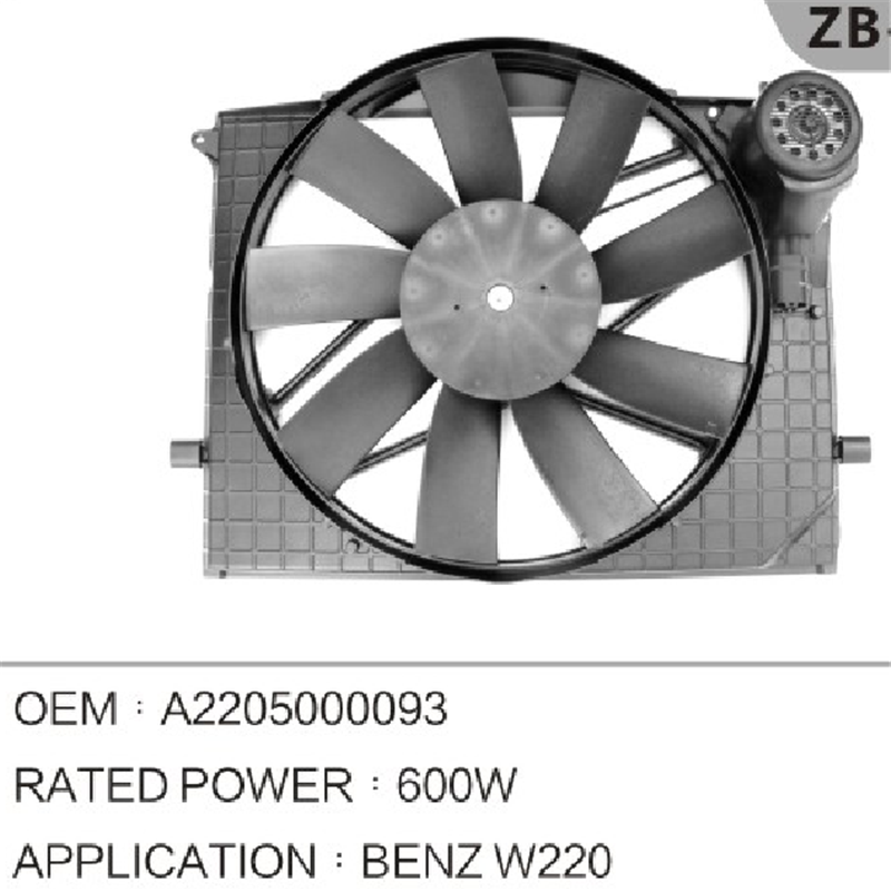 MERCEDES BENZ COOLING FAN A20500000093